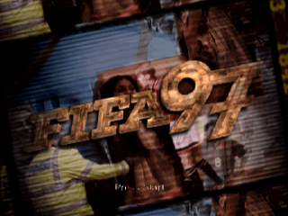 FIFA Soccer 97 title screen for Playstation